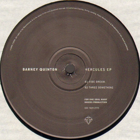 BARNEY QUINTON - Hercules EP