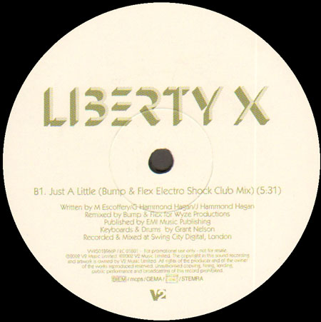 LIBERTY X - Wanting Me Tonight (Wookie Dub) / Just A Little (Bump & Flex Mix)