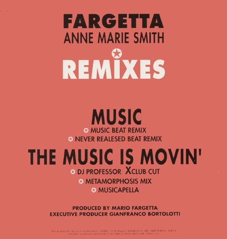 FARGETTA - Music / The Music Is Movin' (Remix) - Feat. Ann Marie Smith