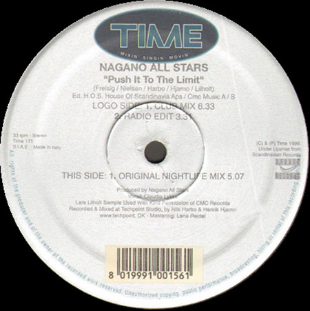 NAGANO ALL STARS - Push It To The Limit