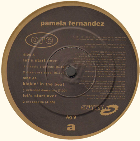 PAMELA FERNANDEZ - Let's Start Over / Kickin' In The Beat