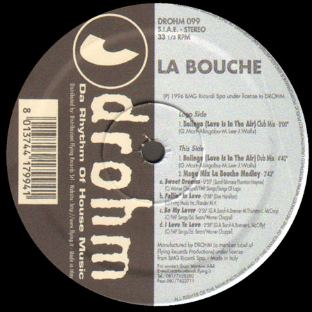 LA BOUCHE - Bolingo (Love Is In The Air)