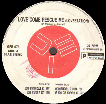 LOVESTATION - Love Come Rescue Me (Club, Victor Simonelli, Mr.Roy Rmxs)