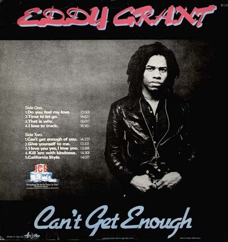 EDDY GRANT - Can't Get Enough 