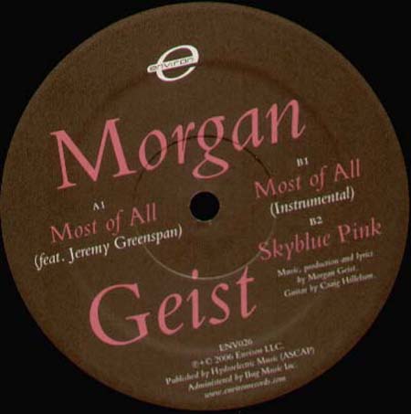 MORGAN GEIST - Most Of All / Skyblue Pink