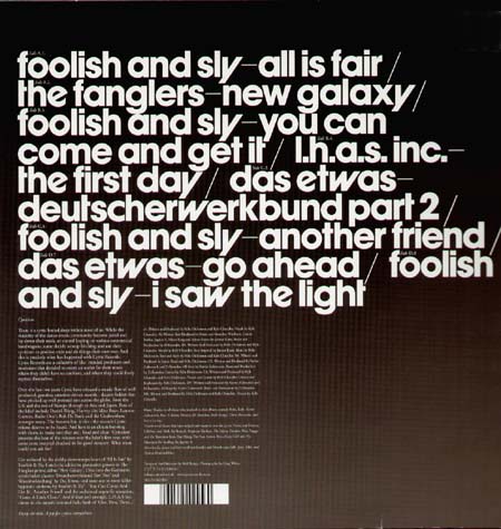 VARIOUS (FOOLISH & SLY / FANGLERS / L.H.A.S. INC. / DAS ETWAS)                - Cynicism 