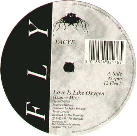 TACYE - Love Is Like Oxygen