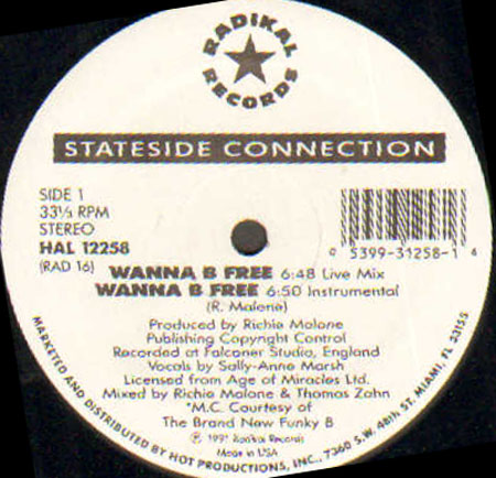 STATESIDE CONNECTION -  Wanna Be Free