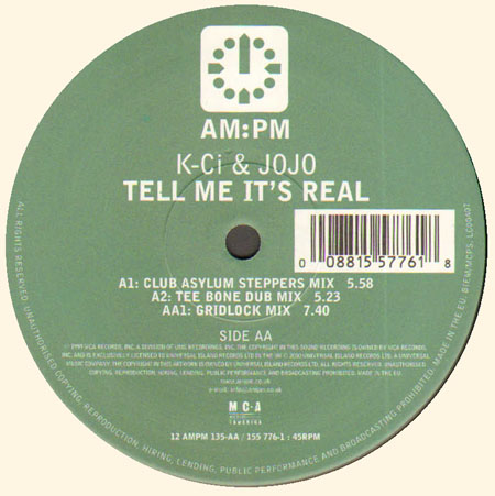 K-CI & JO JO - Tell Me It's Real (Club Asylum, Tee Bone, Gridlock Rmxs)