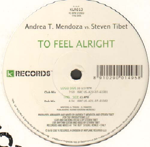 ANDREA T. MENDOZA - To Feel Alright - Vs Tibet