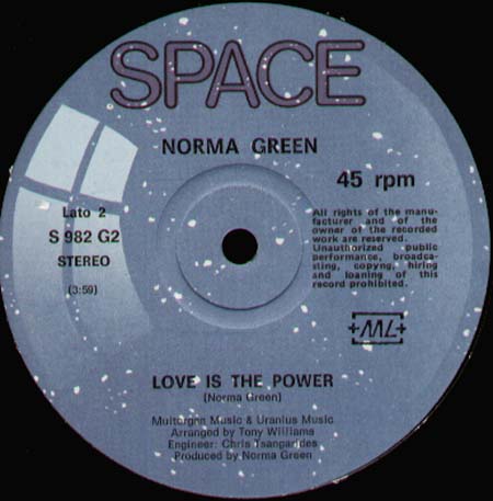 NORMA GREEN - Oh Lord Save The World / Love Is The Power