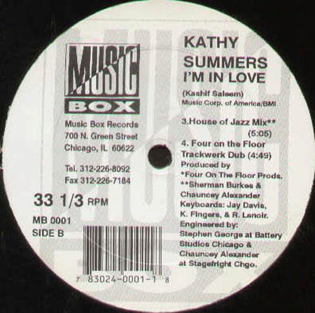 KATHY SUMMERS - I'm In Love