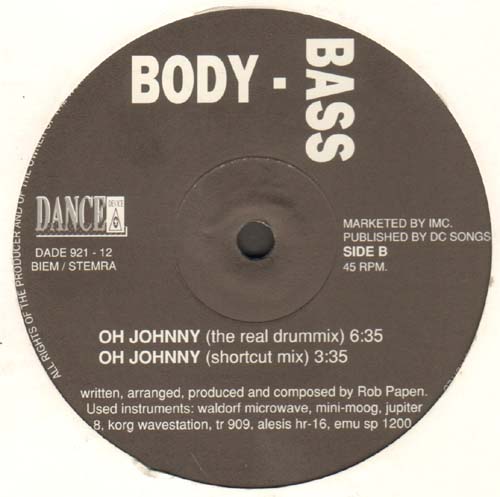 BODY BASS - Echoes Of Johnny / Oh Johnny