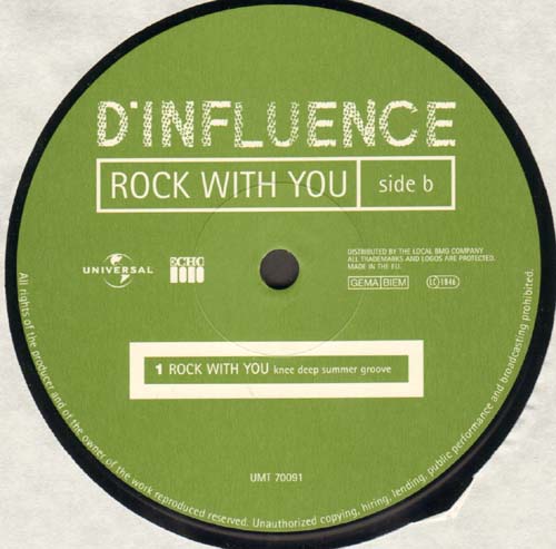 D'INFLUENCE - Rock With You (Knee Deep Remixes)