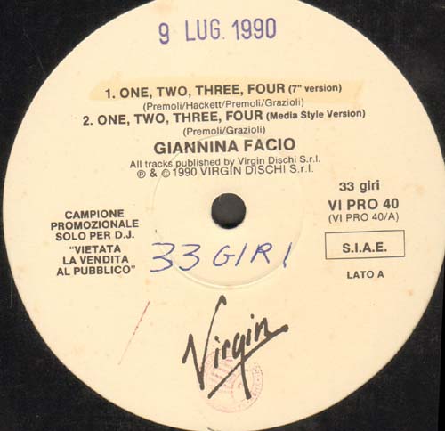 VARIOUS (GIANNINA FACIO / JESUS LOVES YOU / WENDY AND LISA) - Only For Dee Jays (One, Two Three, Four / Generations Of Love / Stung Out)