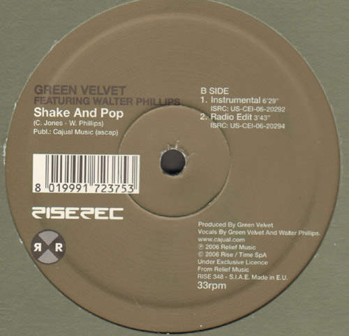 GREEN VELVET - Shake And Pop