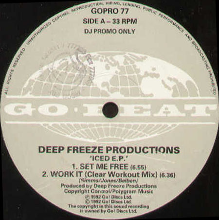 DEEP FREEZE PRODUCTIONS - Iced EP