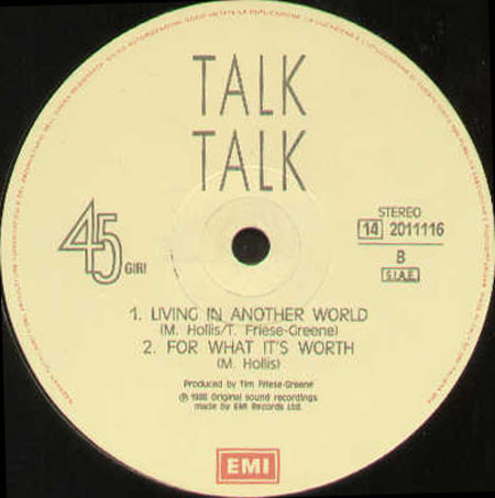 TALK TALK - Living In Another World