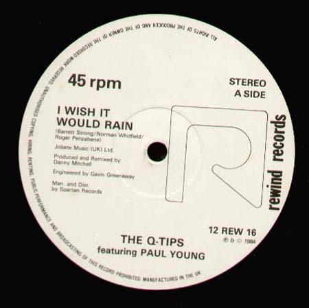 THE Q-TIPS - I Wish It Would Rain, Feat. Paul Young