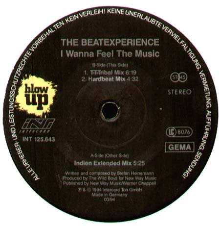 THE BEAT EXPERIENCE - I Wanna Feel The Music