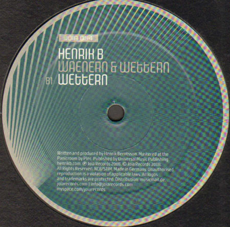 HENRIK B - Waenern / Wettern
