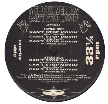 MELLOW MELLOW - Can't Stop Movin' 