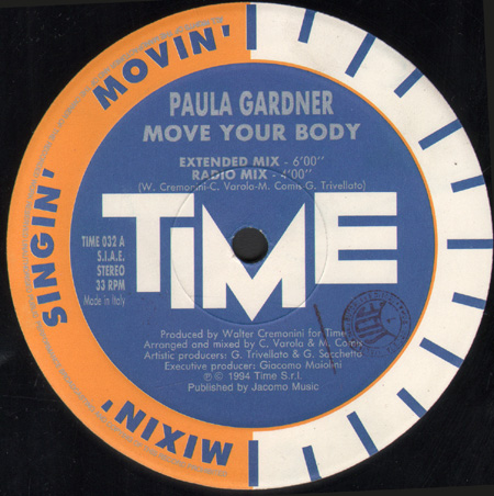 PAULA GARDNER - Move Your Body