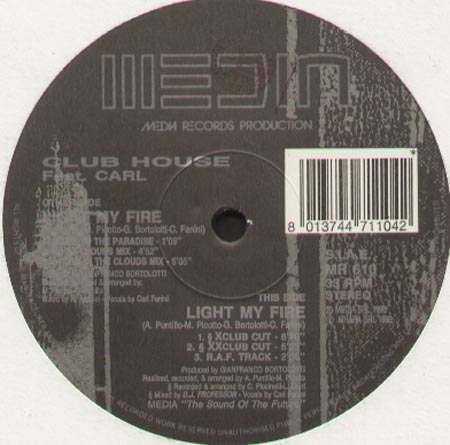 CLUB HOUSE - Light My Fire - Feat. Carl
