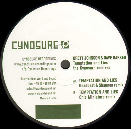 BRETT JOHNSON & DAVE BARKER - Temptation And Lies - The Cynosure Remixes
