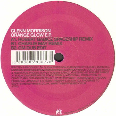 GLENN MORRISON - Orange Glow EP