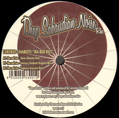 LORENZO CHIABOTTI - Ika Red Rice Ep (Alicante & Grazzini Rmx) 