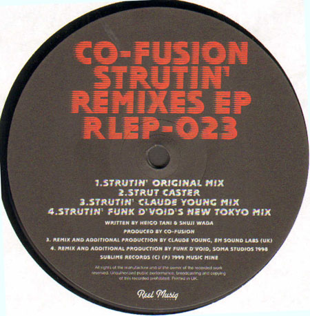 CO-FUSION - Strutin' Remixes EP