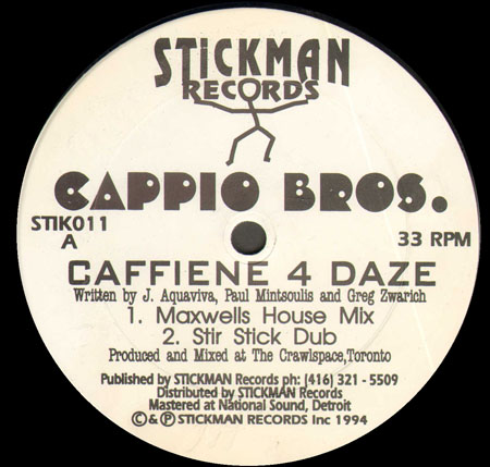 CAPPIO BROS - Caffiene 4 Daze