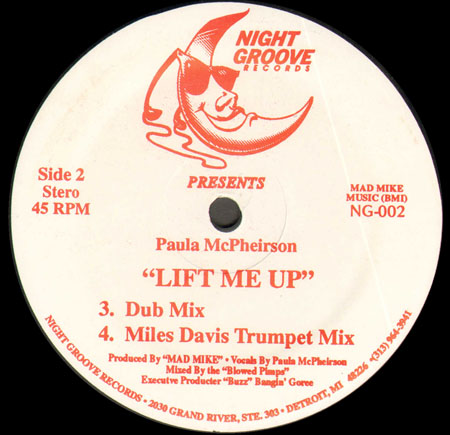 PAULA MCPHEIRSON - Lift Me Up