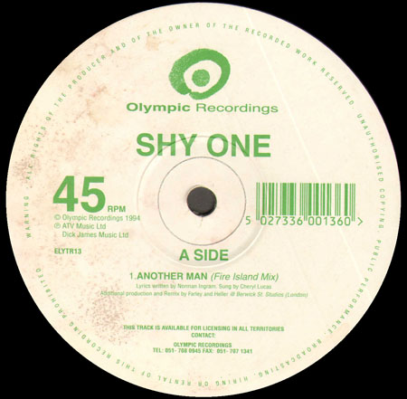 SHY ONE - Another Man  (Fire Island Mix)