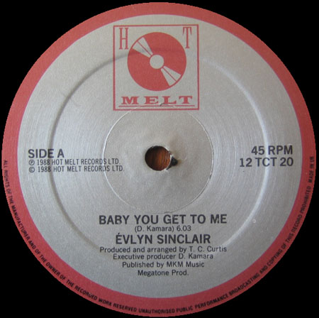 EVLYN SINCLAIR - Baby you get to me