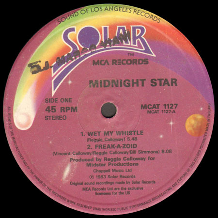 MIDNIGHT STAR - Wet My Whistle 