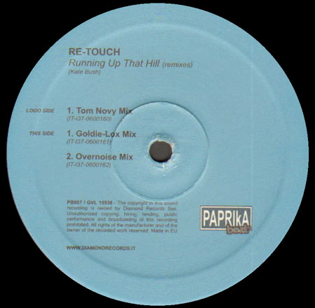 RE-TOUCH - Running Up That Hill (Tom Novy, Goldie Lox & Overnoise Mixes)