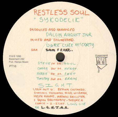 RESTLESS SOUL - Sykodelik