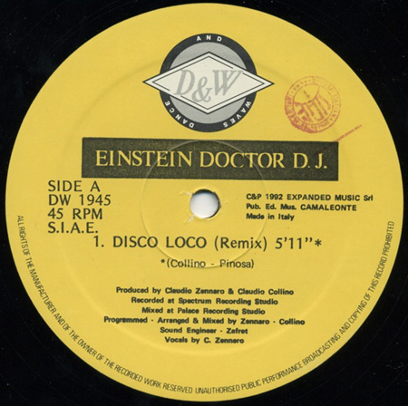EINSTEIN DOCTOR DEE JAY - Disco Loco (Remix)