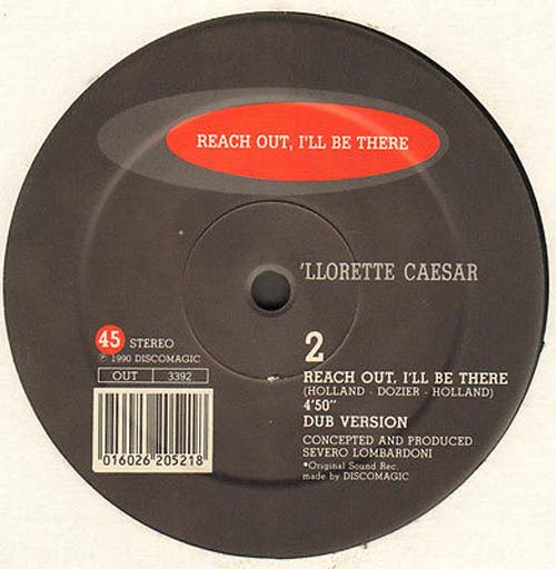 LLORETTE CAESAR - Reach Out, I'll Be There