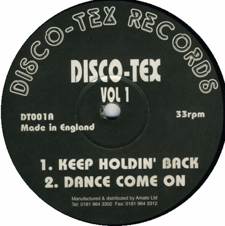 DISCO-TEX - Disco-Tex  Vol. 1