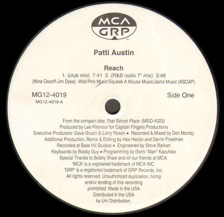 PATTI AUSTIN - Reach