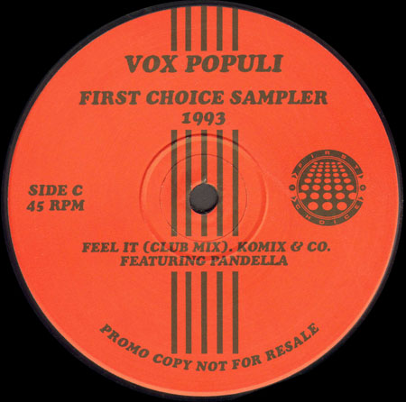 VARIOUS - Vox Populi: First Choice Sampler 1993 Volume 1