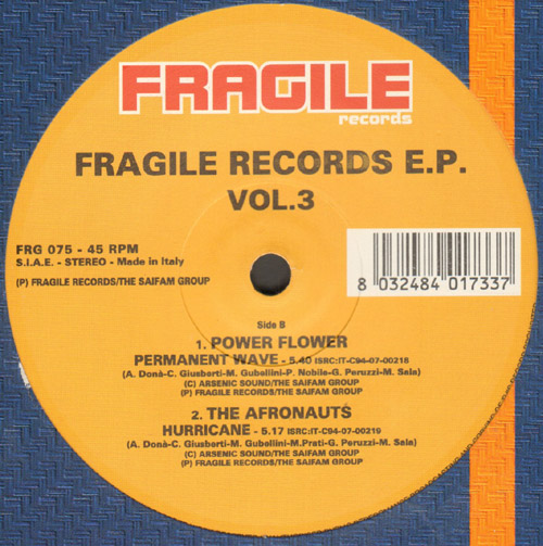VARIOUS - Fragile Records EP Vol.3
