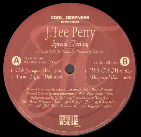 J.TEE PERRY - Special Feeling