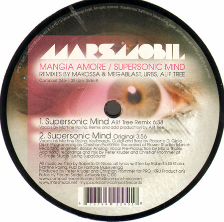 MARSMOBIL - Mangia Amore / Supersonic Mind