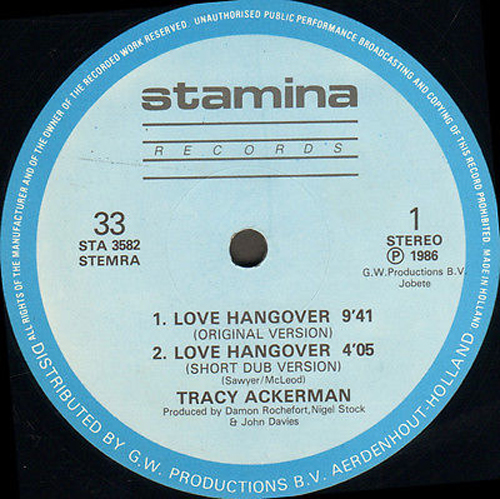 TRACY ACKERMAN - Love Hangover