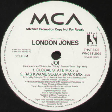 LONDON JONES - Joy (Nick Hussey Rmx) 