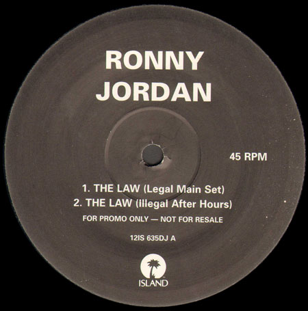 RONNY JORDAN - The Law EP